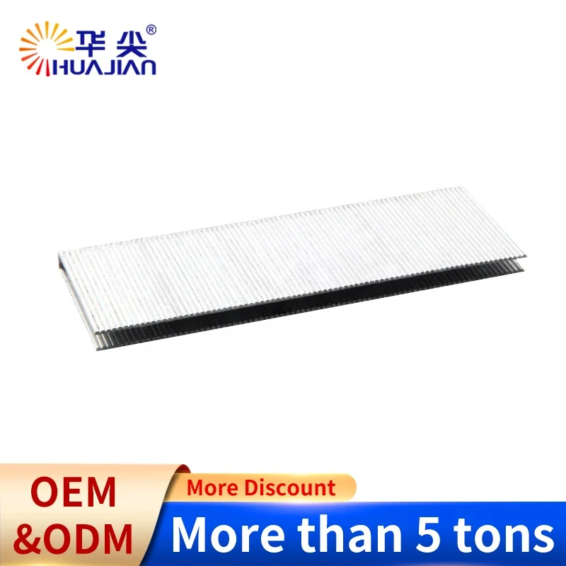 Steel Nails Manufacturers 40mm 18Ga 90 Series 5.8mm Customized Staples