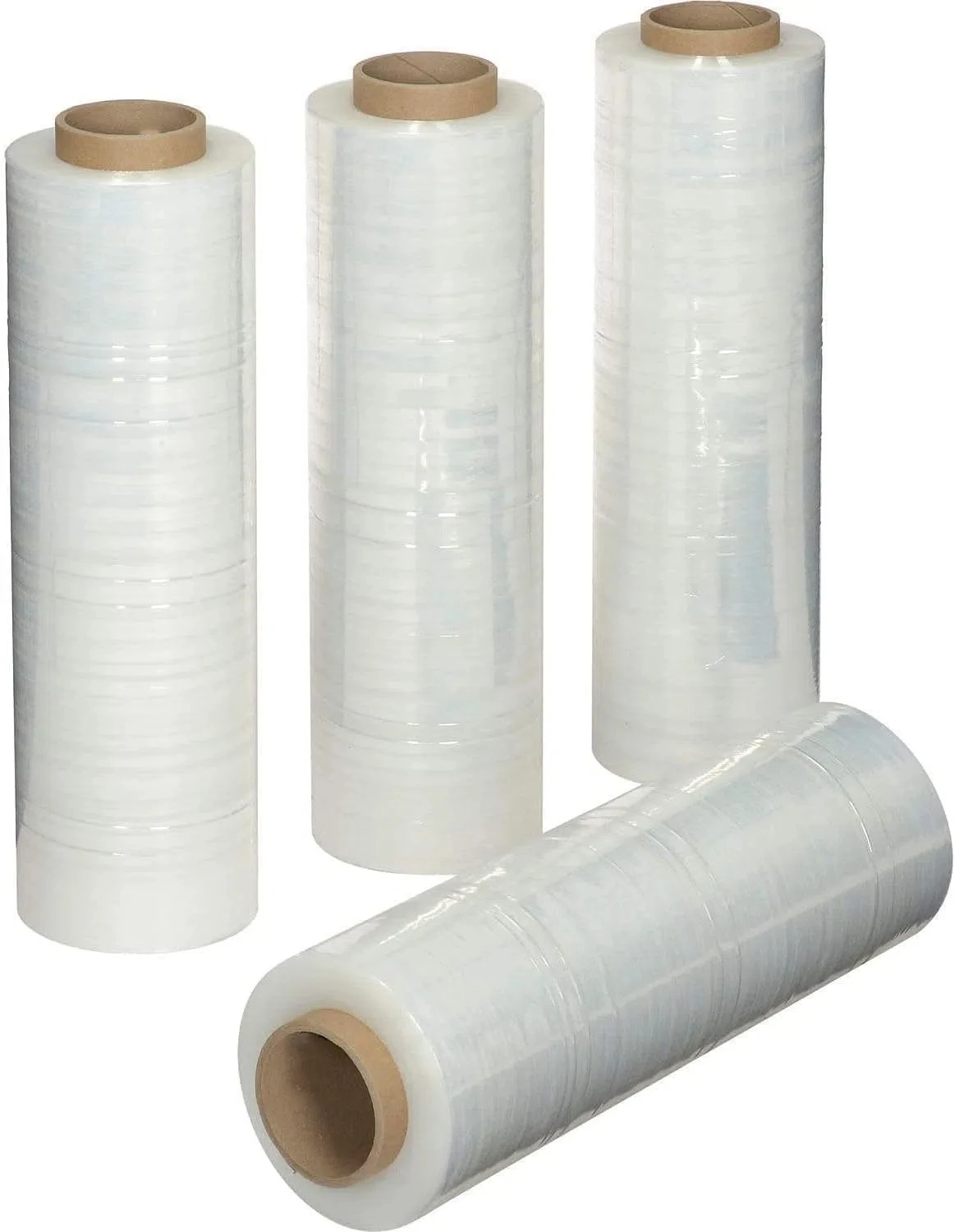 Lldpe Transparent Self-Adhesive Hand Stretch Film PE Clean Plastic Packaging Pallet Wrap Packing Clean Transparent