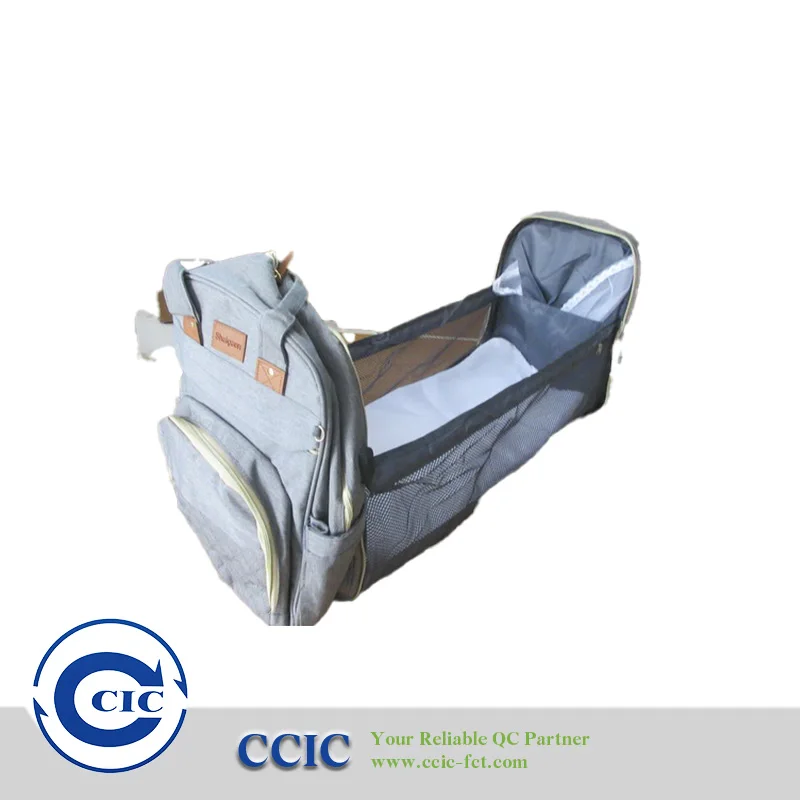 Quality Inspection for Diaper Bags with 30+ Years of Service CCIC Inspection Agent
