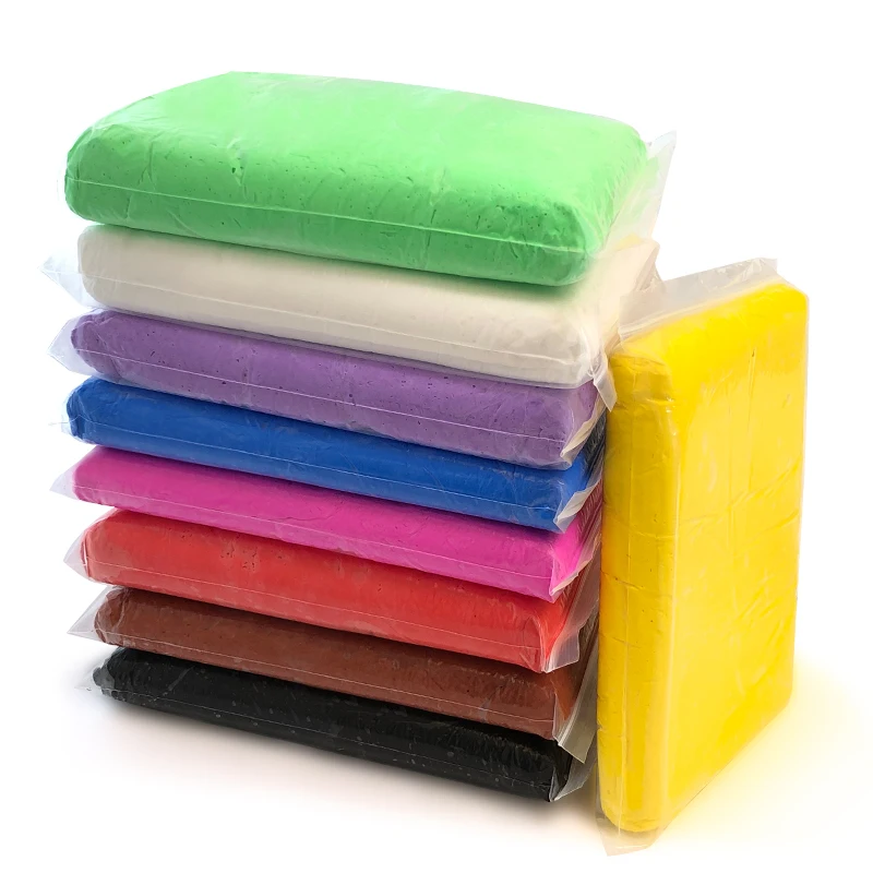 100g Manufacturers supply super light clay Soft Clay for Slime White, 3d modeling magic white clay for slime ingredients