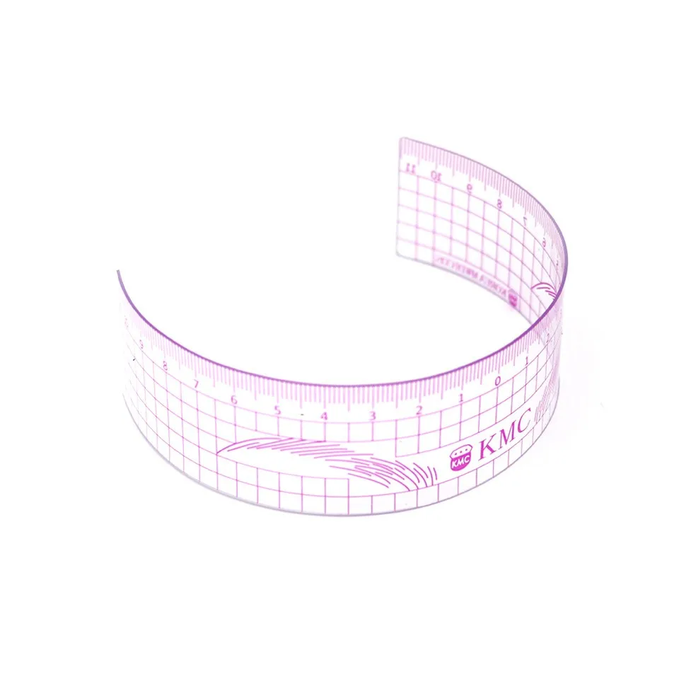 Disposable eyebrow shaping ruler for eyebrow permanent makeup measurement mark tattoo accessories for Eyebrow Embroidery