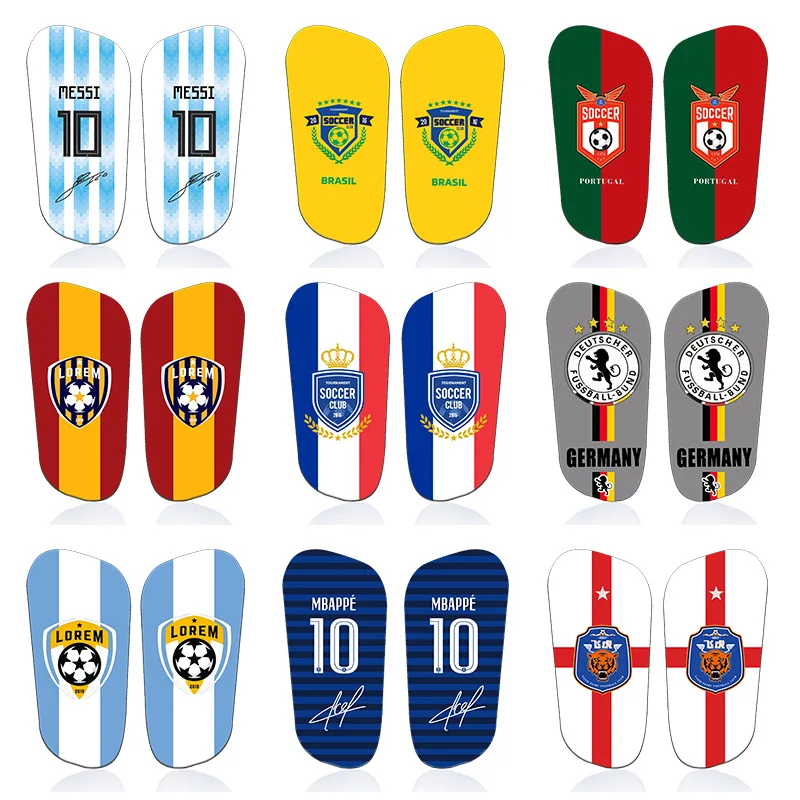 Пользовательская Спортивная доска с сублимационной печатью для тренировок, защита для ног, для молодежи, детей, взрослых, для футбола, голеностоп, защита для детей и взрослых