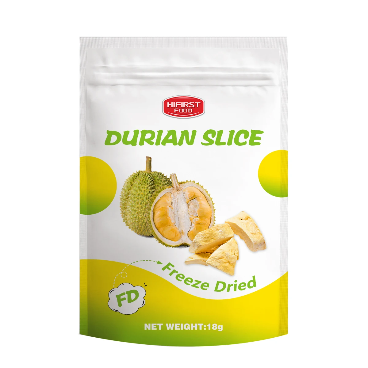 Top selling fruit and vegetable snacks freeze dried durian chips frozen durian dried friuts for sale