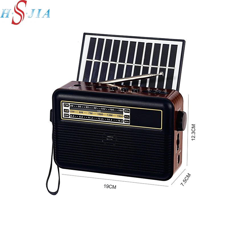 Mlk China Wooden Antique Long Range Old Vintage Am Fm Sw Usb TF Wireless Home Portable Radio