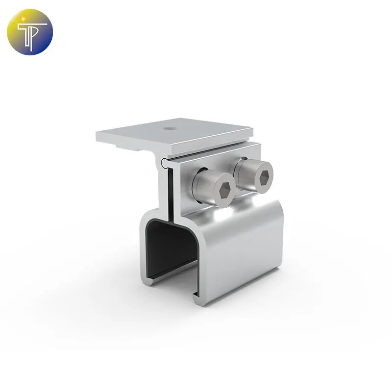 TouchPV Clip Lock Clamp Aluminum Solar Mounting Clamps For Standing Seam Roofs Fixture