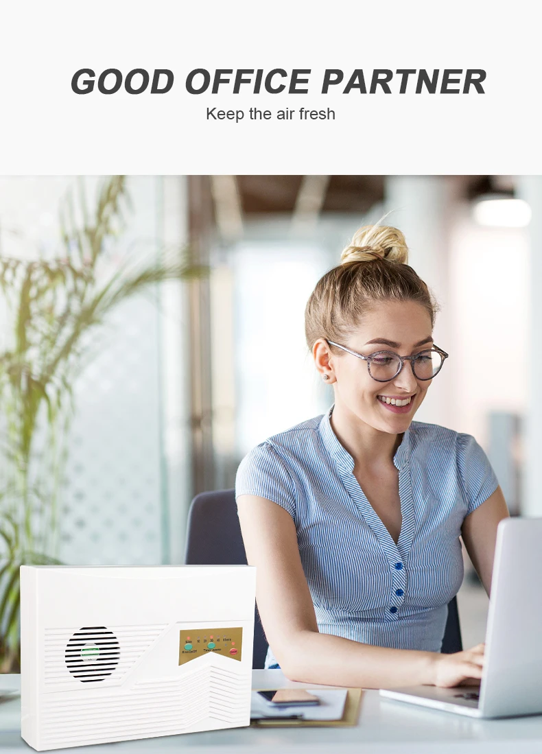 Remote Commercial Air Purifier In Air Cleaner With Negative Ion Super Large Air Volume For Office School Hotel Hospital