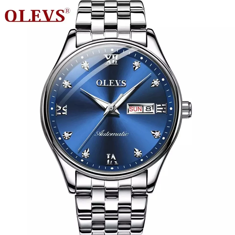 Oem Custom Logo Automatic Men Watch Luxury Water Resistant Stainless Steel Movement Chain Mechanical Wristwatch
