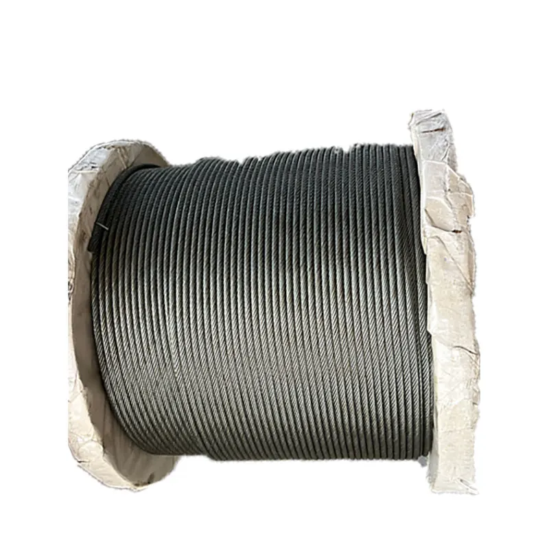 Unalvanized 6x19+FC Carbon Steel Wire Rope Unalloyed 8mm and 10mm Size