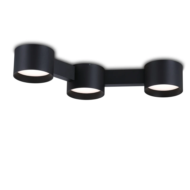 modern design style three heads white painting aluminum bedroom decorative ceiling light