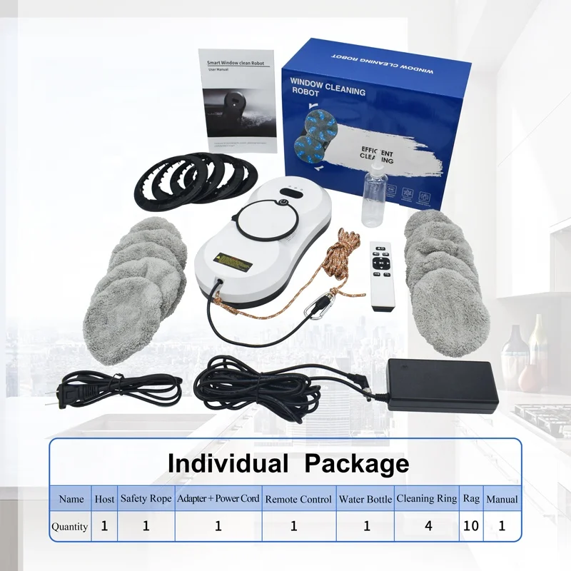 Huidi Window electric glass cleaner robot vacuum cleaner for windows Cleaning Robot Sweeping