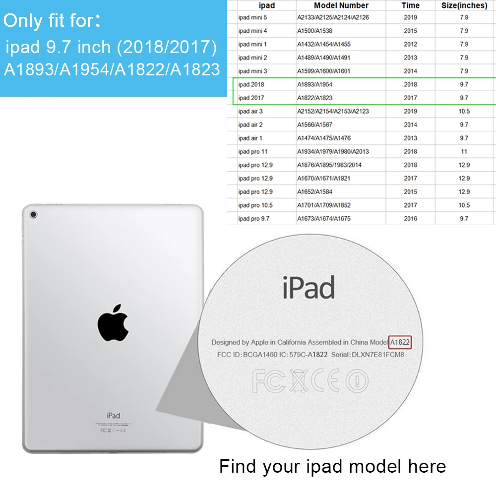 
Tablet case With Adjustable Handle Shockproof Rugged Silicone Tablet PC Cover For iPad 10.2 Case 2019 