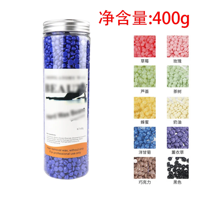 
Depilatory Hot Film Hard Wax Pellet Waxing Bikini Face Hair Removal Beans For whole body 400g hard wax beans hair 