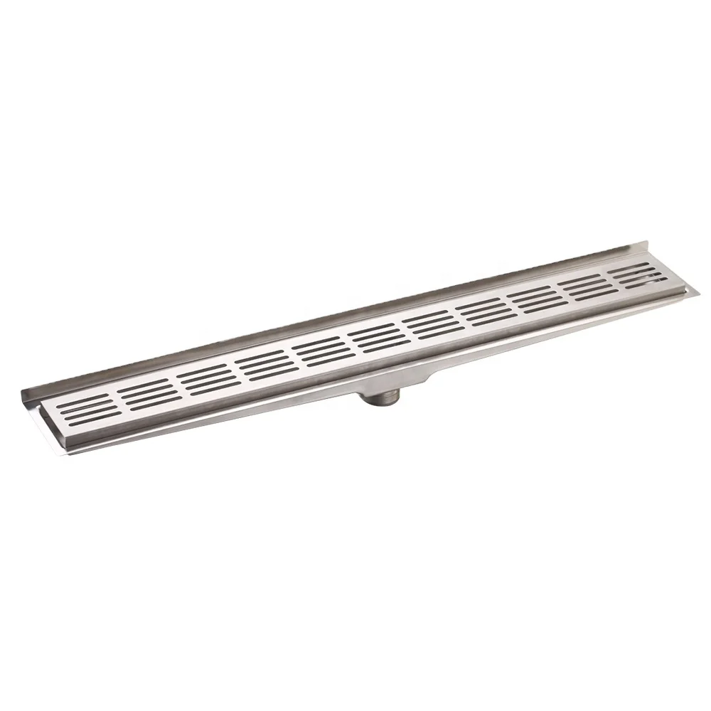 4M Length Stainless Steel 304 Side Outlet Wall Mount Design Trench Drain/Trench Drain Grating Cover/Outdoor Drain Grates