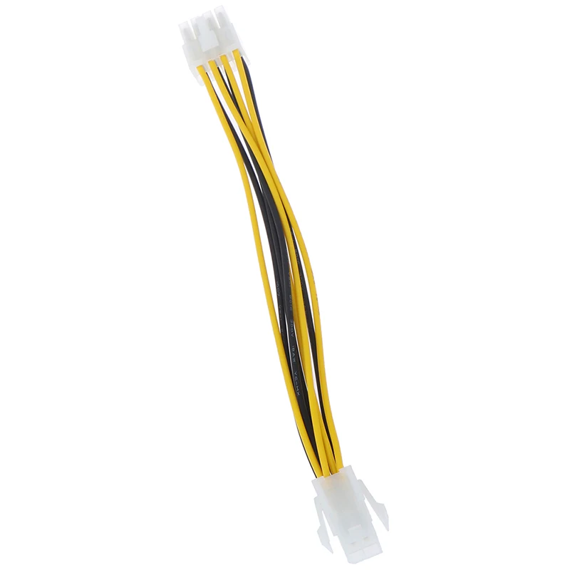 ATX 4Pin Male to 8Pin Female EPS Power Cable Cord Adapter PC Motherboard CPU Power Supply Line Extension Cable 4 pin to 8 pin