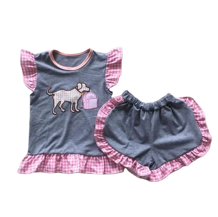 Factory direct sell thanksgiving day  kids girl dress soft cotton 2021 pre sale wholesale summer girl clothing