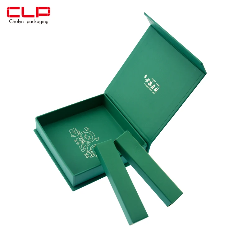 Custom luxury rigid cardboard perfume gift packaging box with magnetic closure book shaped box with insert small paper boxes