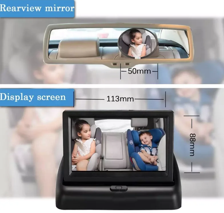 New Arrival Car Inside Adjustable  Safety Rear Facing Seat 1080P HD  Baby Car Camera for Back Seat for baby