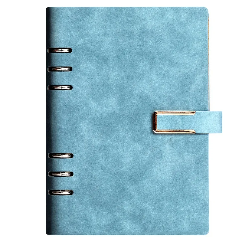 Dairy Pu A5 Business Set Gift Journals Leather Meeting Wholesale Personalized Pocket Promotional Notebook with Pen