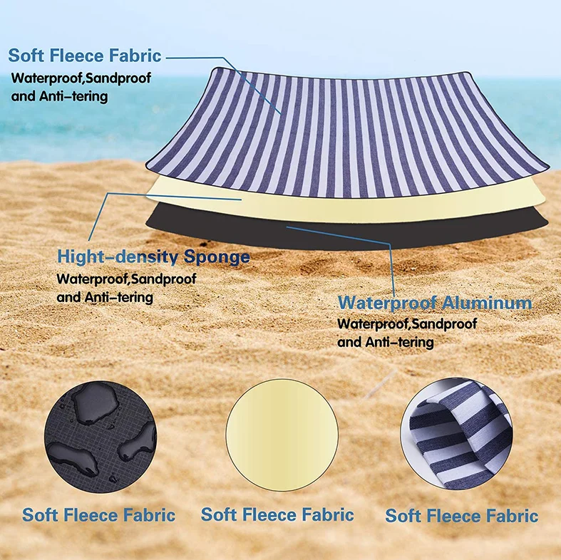 Picnic Barbecue rug Vintage camping blanket Waterproof Picnic mat Picnic Outdoor Blanket