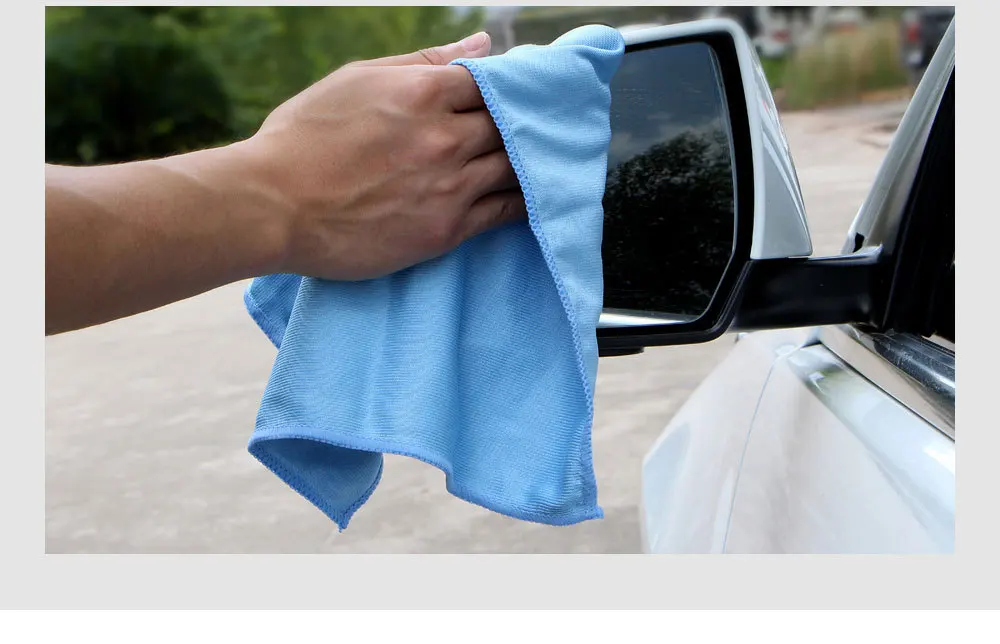 30X30 20X20cm Car Household Lint Free Microfiber Window Cloth Glass Cleaning Towels