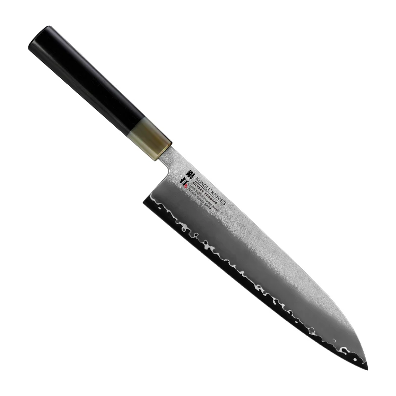 240MM Silvery Forging Gyuto Knife USA S35VN Powder Steel Ebony wood handle High Quality Chef Knife High Carbon Steel Knife
