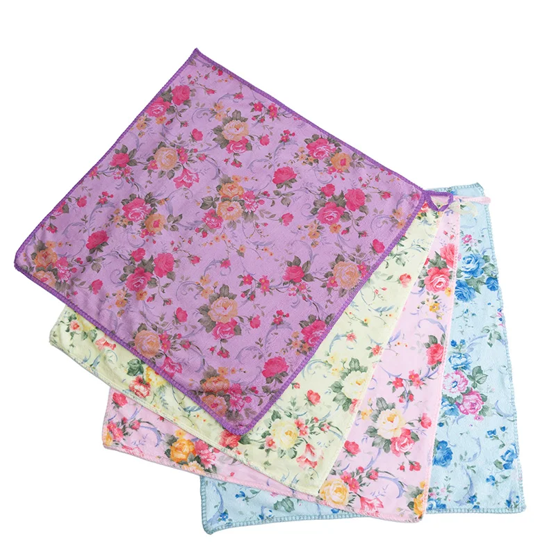 Горячая Распродажа, оптовая продажа, цифровая печать на заказ, ткань для мытья автомобиля, микрофибра, тряпки для очистки, впитывающее кухонное полотенце для посуды