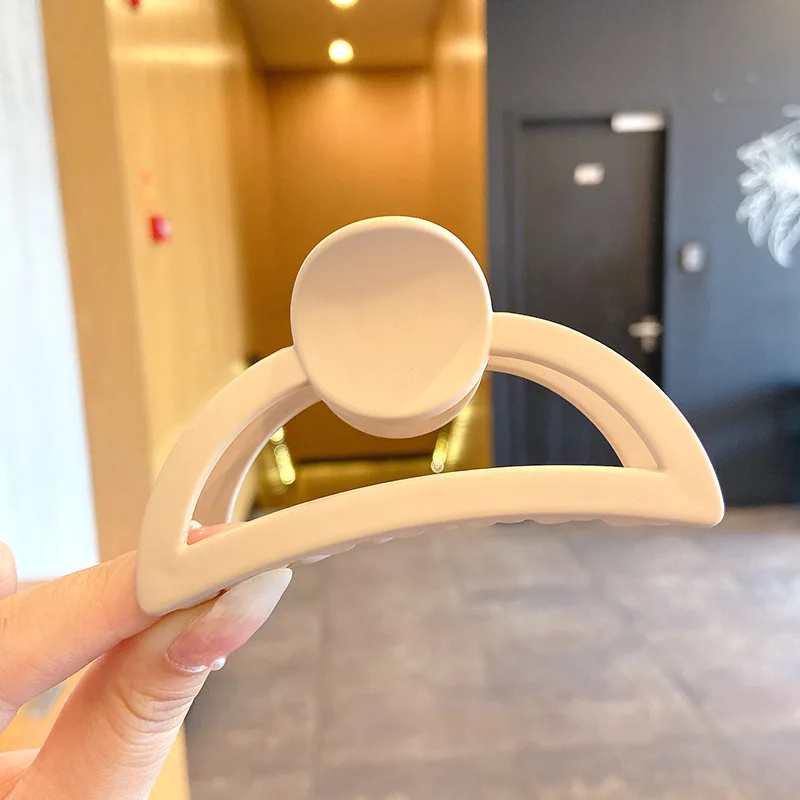 2022 new Korean ins square hairpin female back clip Korean temperament large bath dish hair shark clip hair accessories