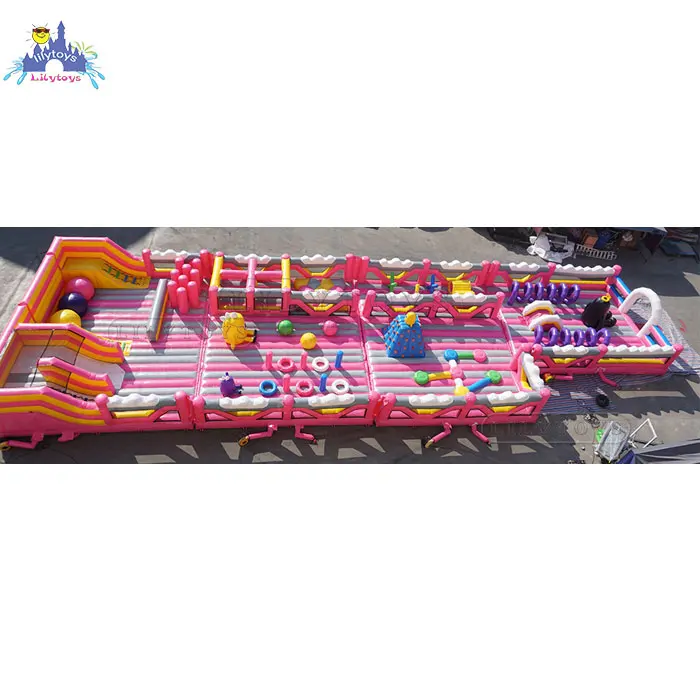 Детская Надувная большая игровая площадка парк развлечений крытый батут надувной замок