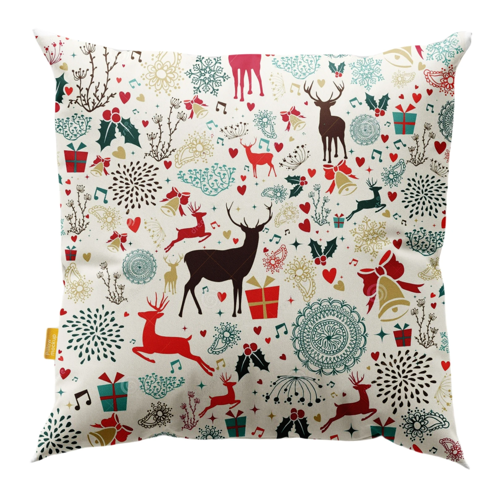 Home Decoration Polyester 3D Digital Printing Square Throw Pillow Case Cover 18 x 18 Inch