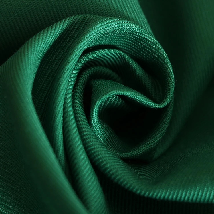 Polyester/Viscose Blend Fabric Twill Fabric Dyed Workwear Fabric KY-099