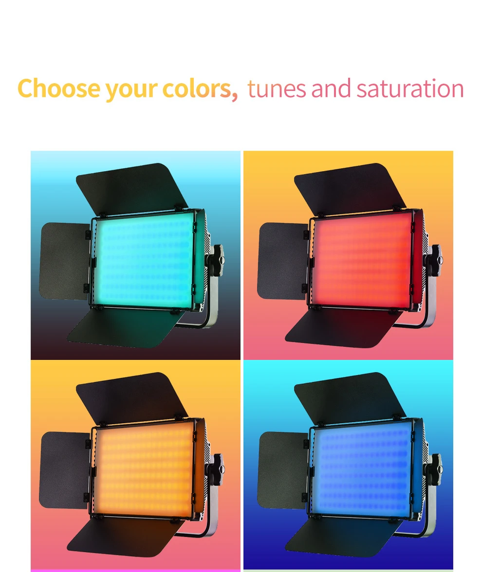 Tolifo Factory Supplier LED panel CRI 98 photo studio light kit instead of traditional kino light