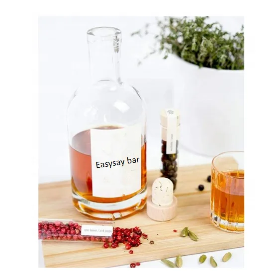 12 Spices Gin-making Non-alcoholic Gin And Garnish Set Diy Kit WHISKY Infusion Funnel Jigger Whiskey Ice Stone
