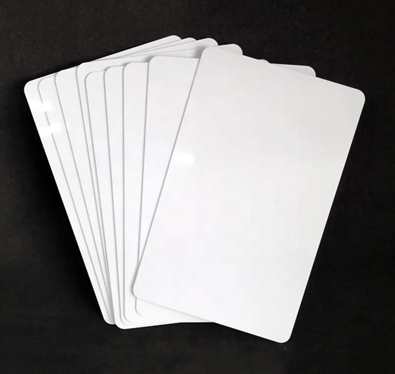 OTPS Wholesale Stock 13.56Mhz/125KHz Printable Plastic NFC Card CR80 1K RFID Blank Card For Access Control Card