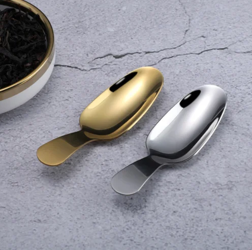 DFK01 короткая ручка, китайские Необычные Короткие ложки для чайных листьев, лопатка