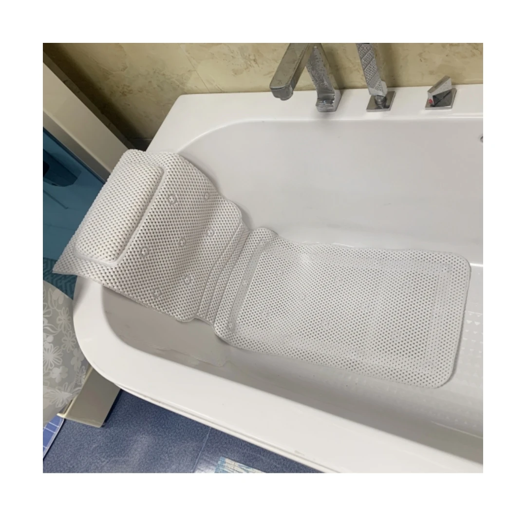WENGE Full Body Bath Pillow for Bathtub tub 3D Air Mesh Non-Slip Bathtub Pillow for Neck Shoulder Back Support