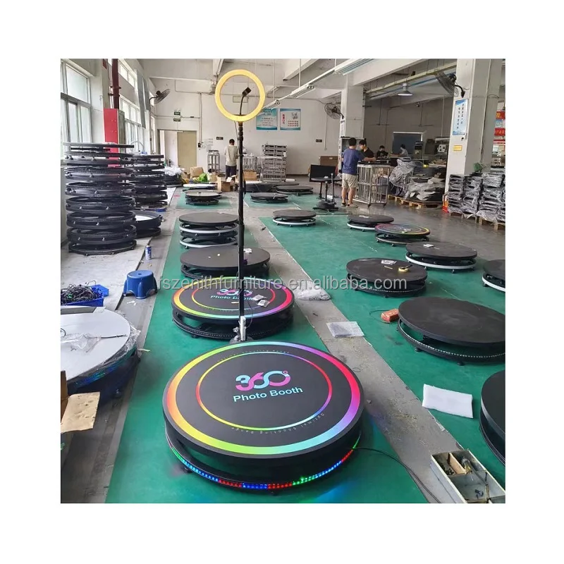 Party Supplies Portable Selfie 360 Degree Spinner Platform Business Automatic Manual Photo Booth