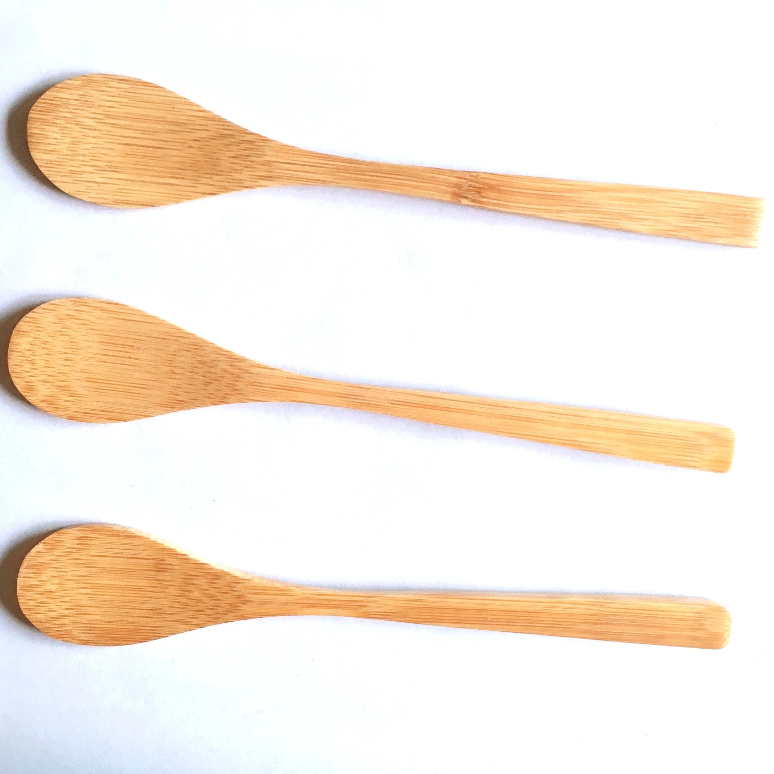 Factory Hot Sale Long Handle Jam Coffee Spoon Rice Spoon Round Handle Bamboo Spoon