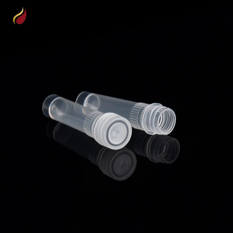 Plastic Lab Transparent Calibration Screw Caps sample Cryovials tubes 1ml 1.5ml 2ml 10ml Upright Cryogenic Vials Cryo Tubes