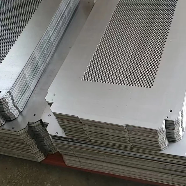 Architectural Wall Aluminum Perforated Metal Facade Panel, Robust Stainless Steel Sheet Perforated Metal Mesh for Commercial Use
