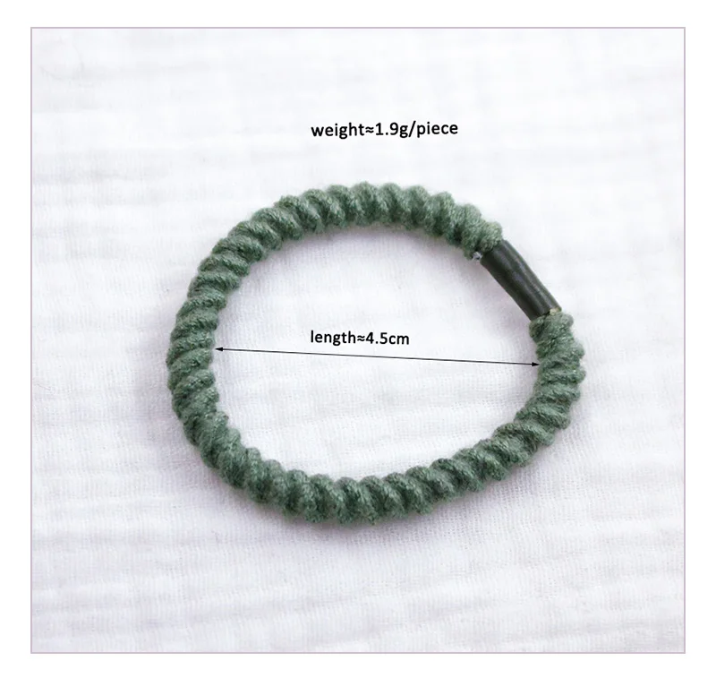 Wholesale factory price  Simple colorful elastic rubber hair bands  for daily life