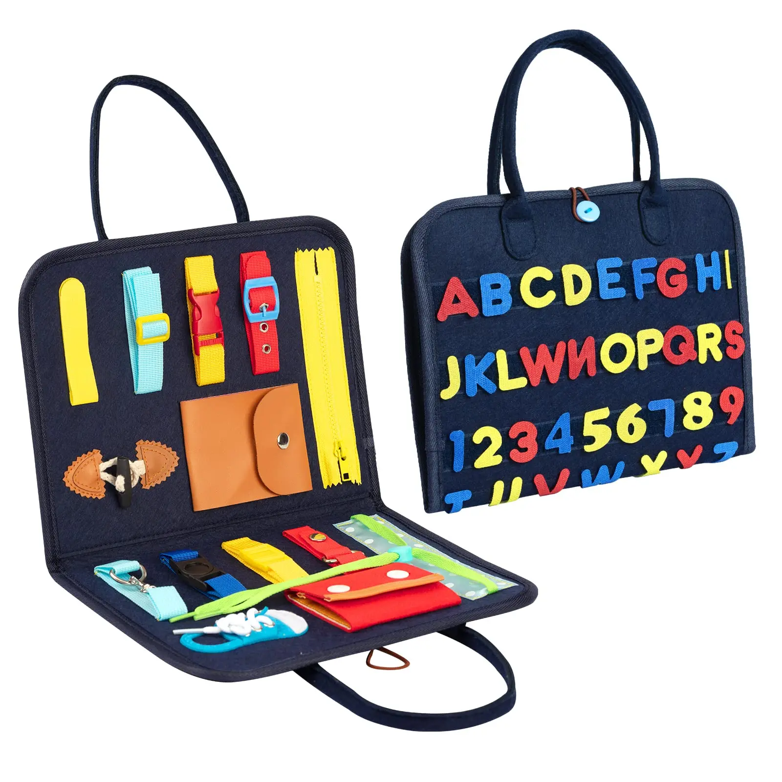 Hot Sale Educational Skill Book For Toddler Montessori Basic Skills Activity Baby Busy Board