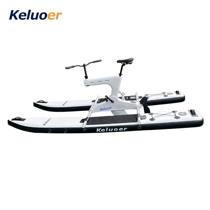 New Water Single Bike Inflatable Rubber Boat Water Park Pedal Type Sightseeing Leisure Boat