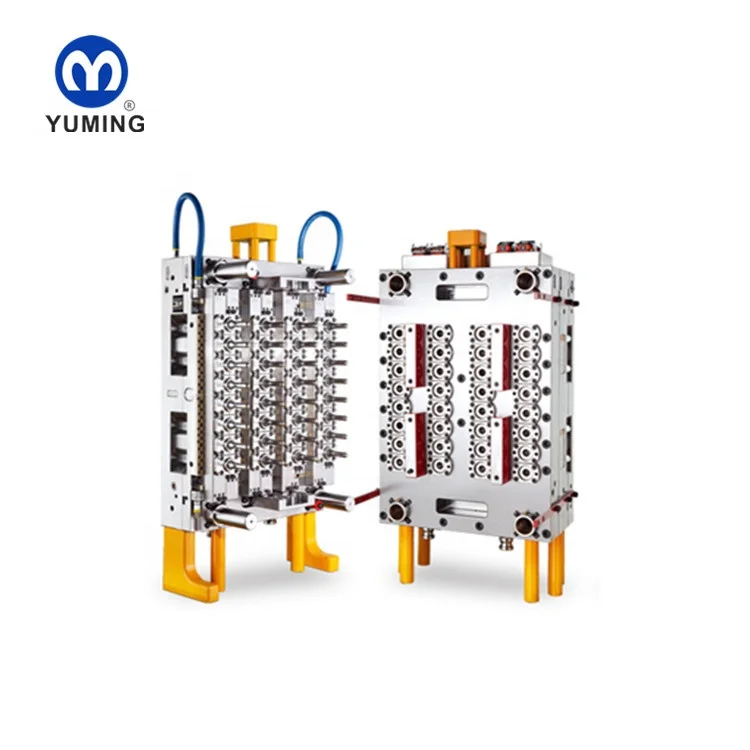 
Huyang 8cavity plastic bottle injection mould pet jar preform mold without tail 