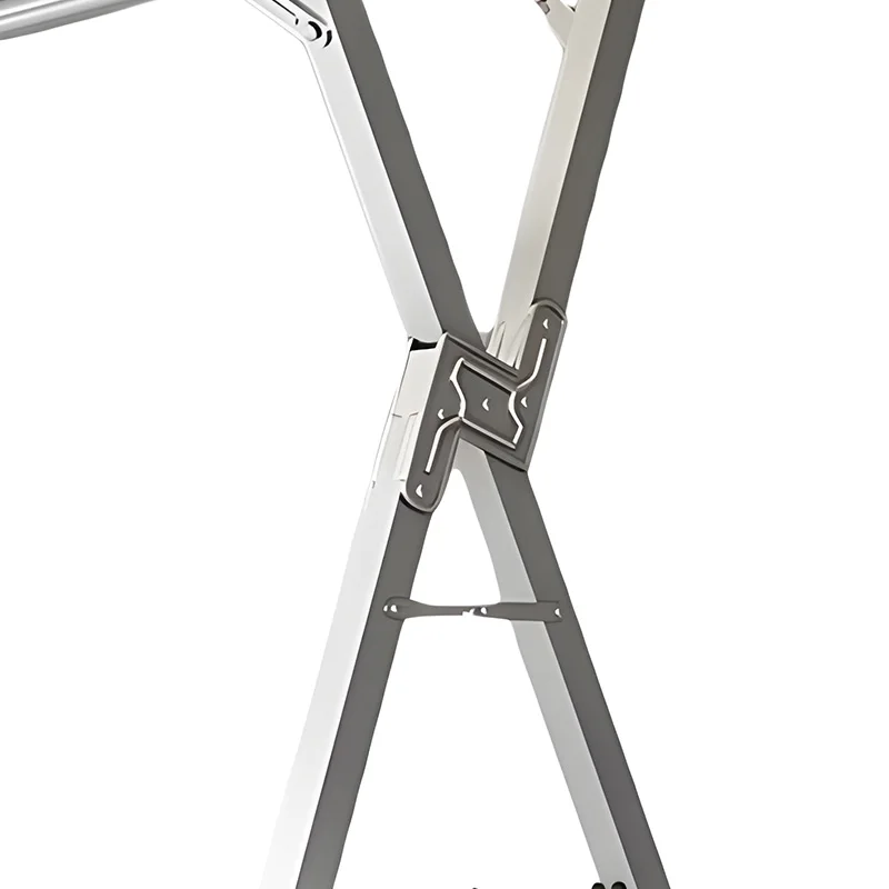 Superior quality Household Indoor Balcony Folding Simple Hanger Floor Clothing Rod Drying Clothes Racks with shoes holder