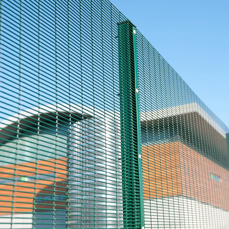 Triangular Bending Fence Panel Pvc Coated Fencing, Trellis & Gates Steel Metal Community Residential Park Square Post 3D