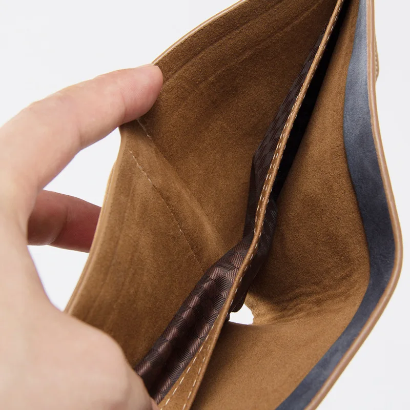 wholesale Baellerry private label leather wallets carteras de hombre vintage short travel wallet slim card holder wallets leather men