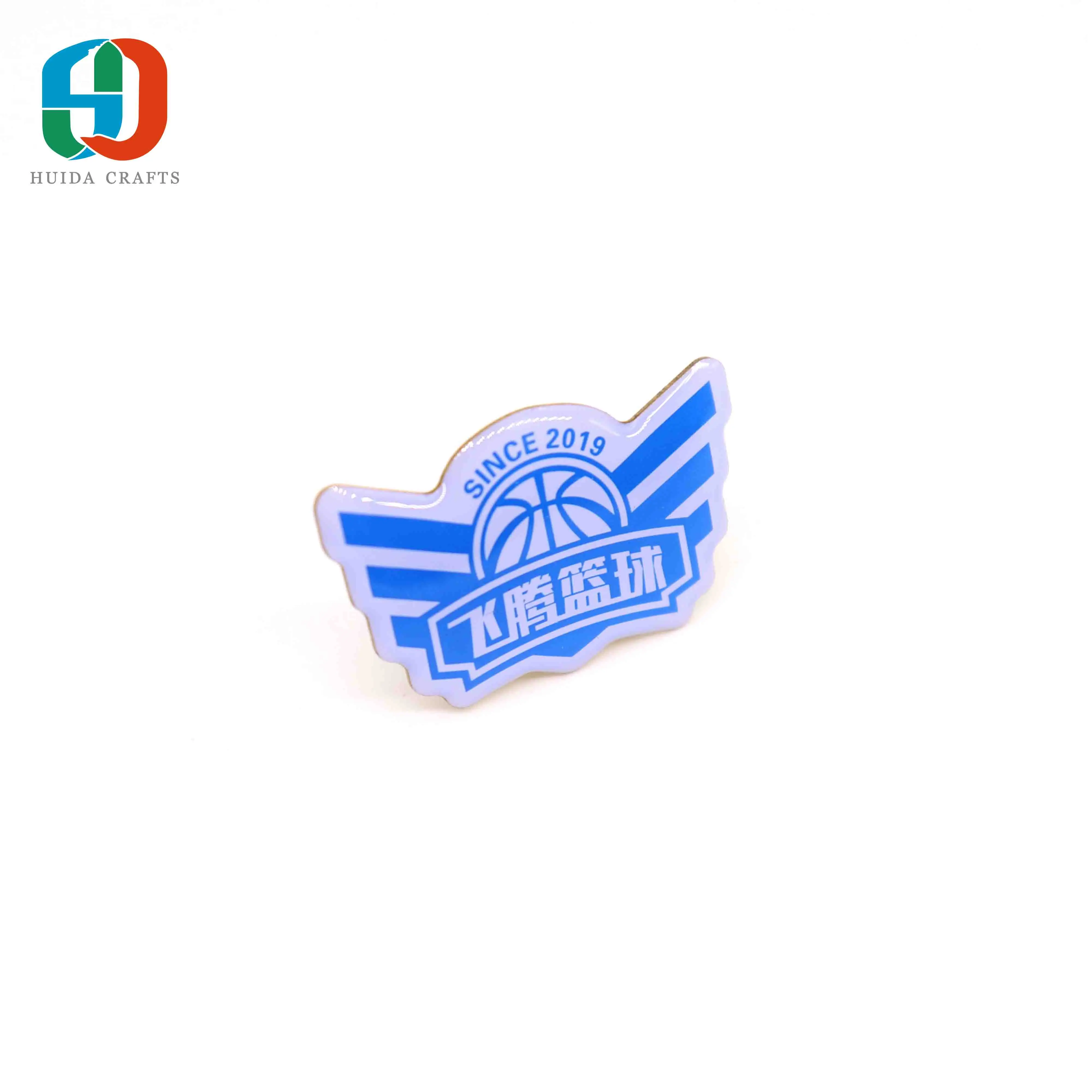 
Free sample custom metal cute tiny basketball collectible birthday gift flower brooch badges lapel enamel pin 1pc order 