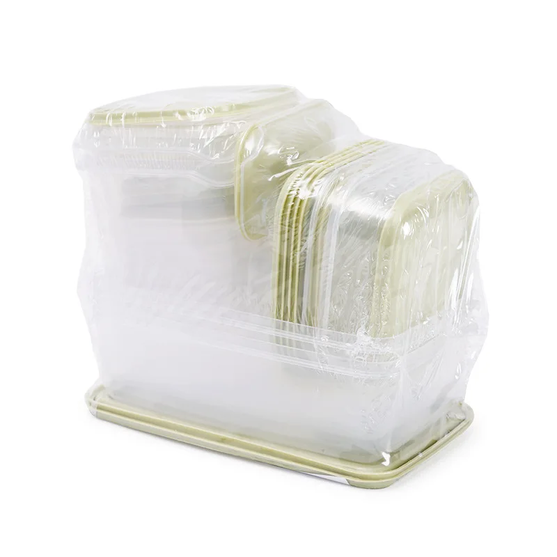 Plastic refrigerator preservation box set storage box sealed fruit box 17-piece set