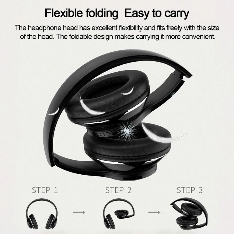 
Innoliance ST L63 Wireless Headset New Oem LED Light HiFi Audifon BT Earphone Headphones ST-L63 