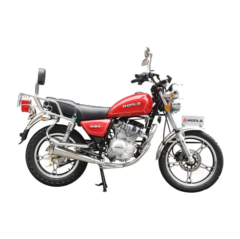 Manufacturer price HONLG Motorcycle Retro street gasoline motorcycle 124cc for sale